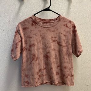 Tie dye crop